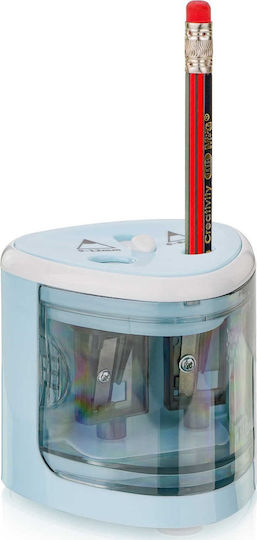 Peach Double Sharpener Blue Barrel 1pcs