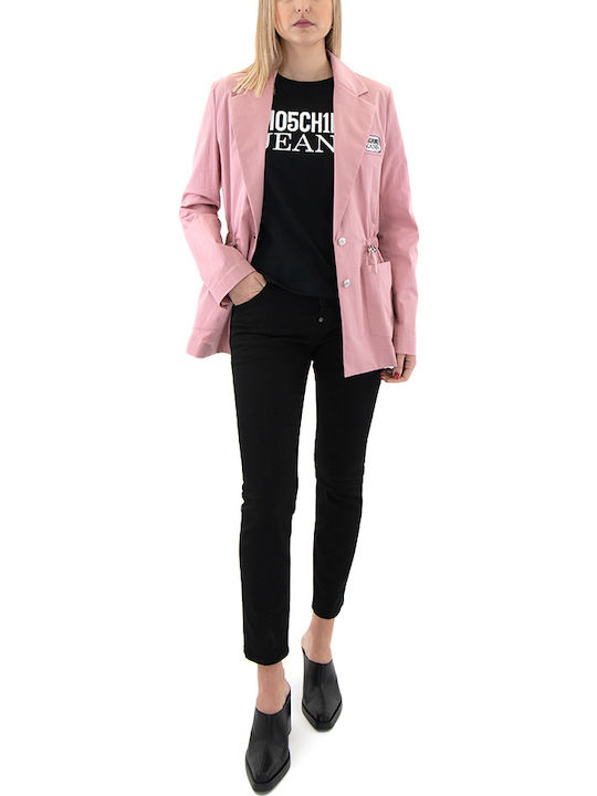 Moschino Long Women's Blazer Pink