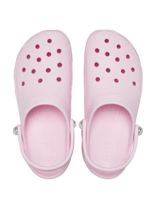 Crocs Classic Pearl Femei Sabot Roz
