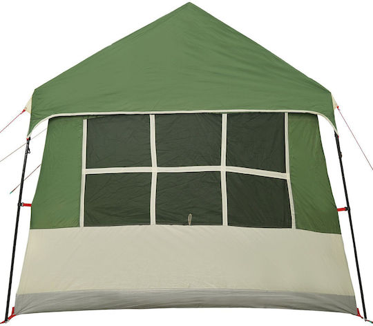 vidaXL Green Camping Tent for 12 People 622x295x238cm