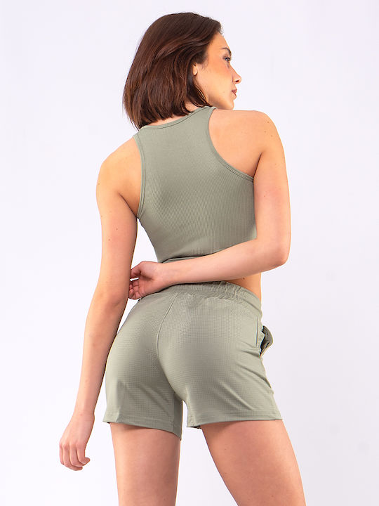 Femei Pantaloni scurți Pantaloni scurți Olive
