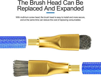 Sunshine Cleaning Tool Ss-022d For Mobile Phone Repairs 2x Brushes Cleaning Tool For Mobile Phone Repair Service