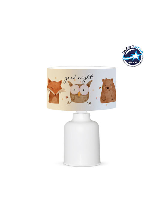GloboStar Led Kids Portable Lamp White 24x24x32εκ.
