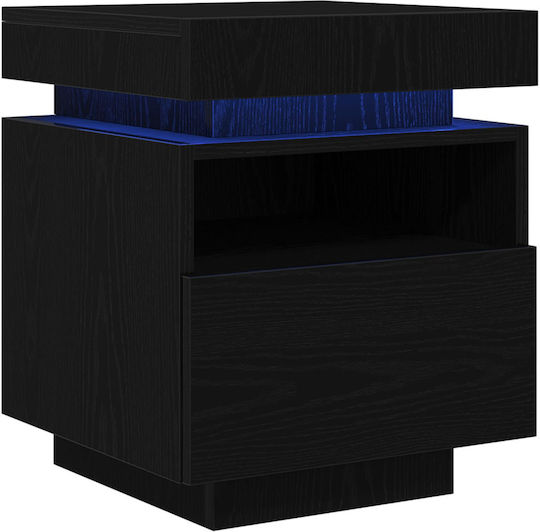 Wooden Black Oak 2 Pieces 40x39x48.5cm Wooden Black Oak 2 Pieces 40x39x48.5cm