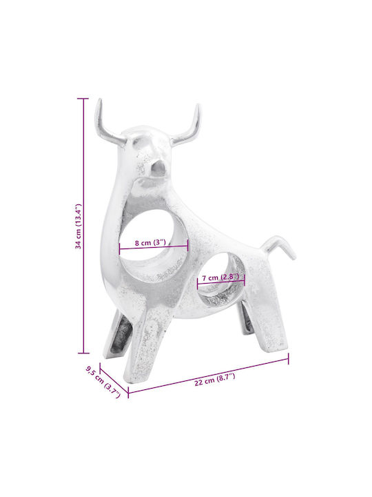 vidaXL Decorative Statuette made of Metal 22x9.5x34cm 1pcs