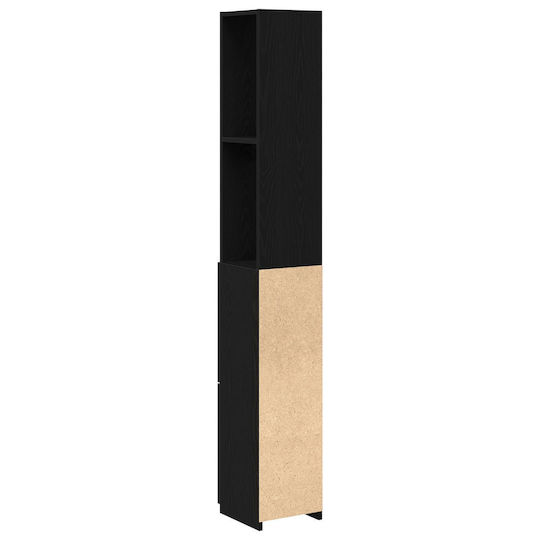 vidaXL Στήλη Μπάνιου Δαπέδου Μ25xΒ25xΥ170cm Δρυς