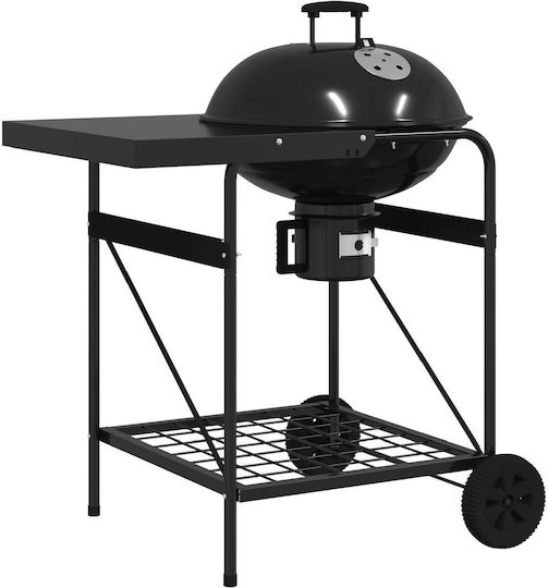 vidaXL Portable Charcoal Grill with Lid 113cmx96cm