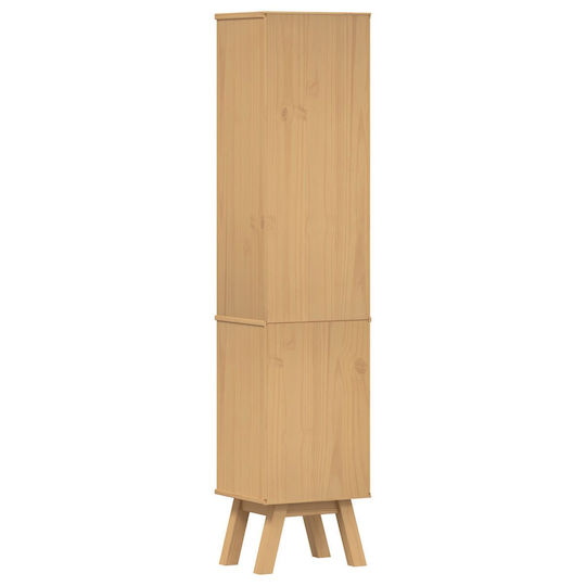 vidaXL Στήλη Μπάνιου Δαπέδου Μ35xΒ30xΥ159cm Καφέ