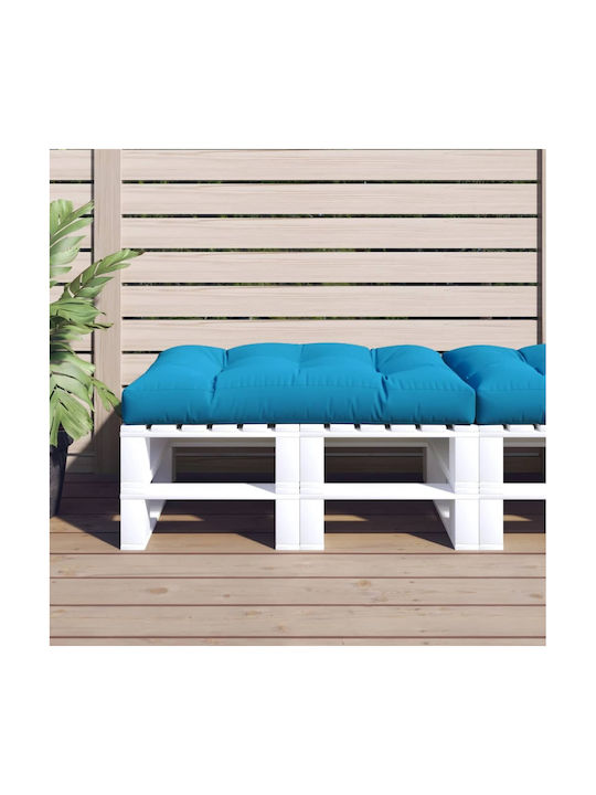 vidaXL Waterproof Bench Cushion Palette Blue 80x120cm