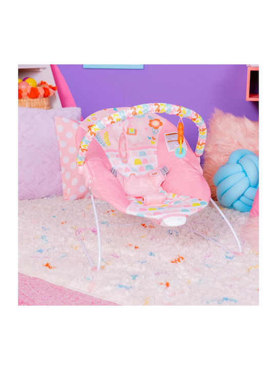 Bright Starts Manual Baby Relax Fanciful Fantasy Pink