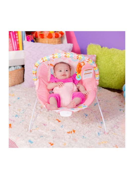 Bright Starts Manual Baby Relax Fanciful Fantasy Pink