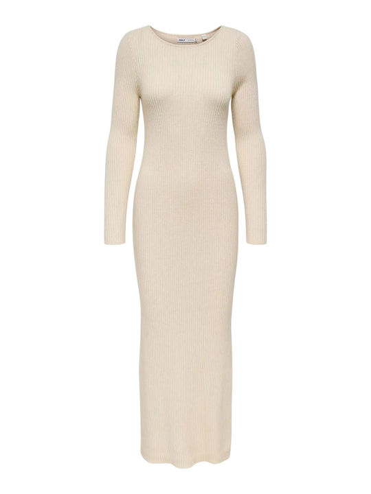 Katia Maxi Knitted Dress Ecru