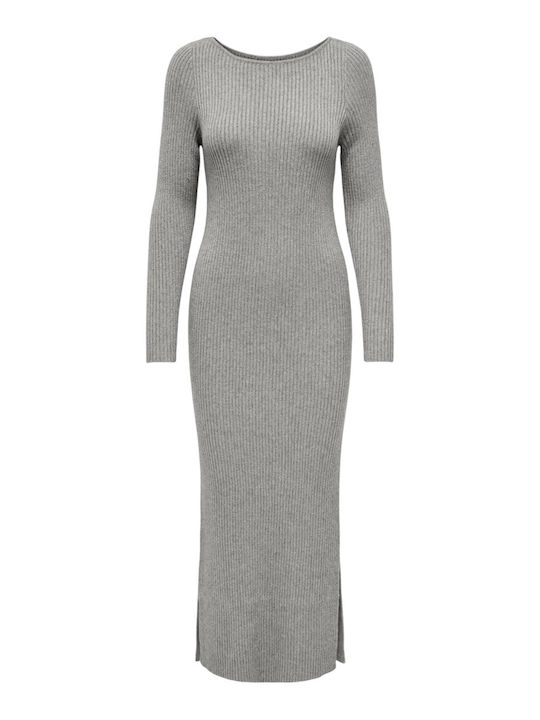Katia Midi Dress Medium Grey Melange