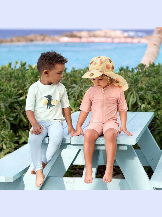 Laessig Crocodile Kids Swimwear Rashguard Sea Foam