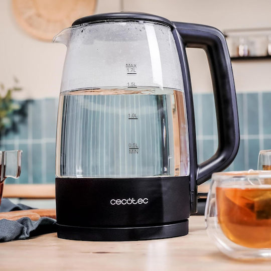 Cecotec Thermosense Βραστήρας 1.7lt 2200W Μαύρος