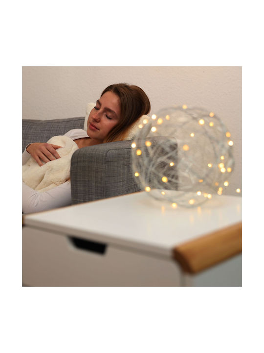 Relaxdays Διακοσμητικό Φωτιστικό LED Θερμό Λευκό