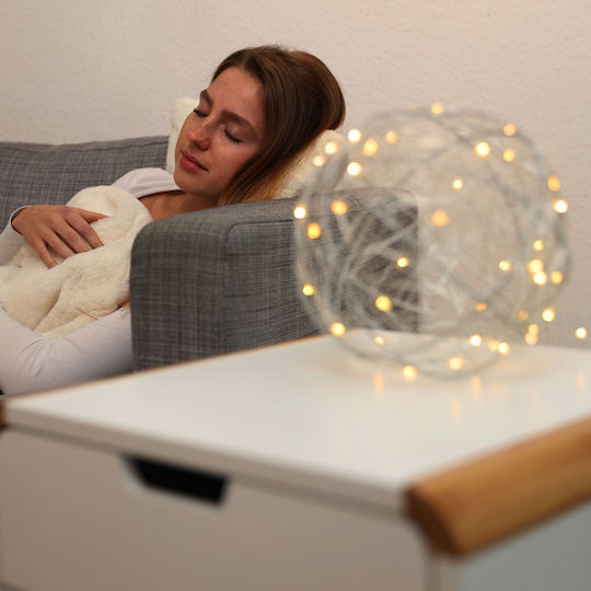 Relaxdays Decorative Lamp White