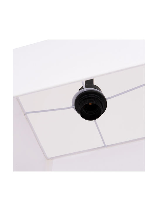 HomeMarkt Floor Lamp H170xW1cm. with Socket for Bulb E27 Black