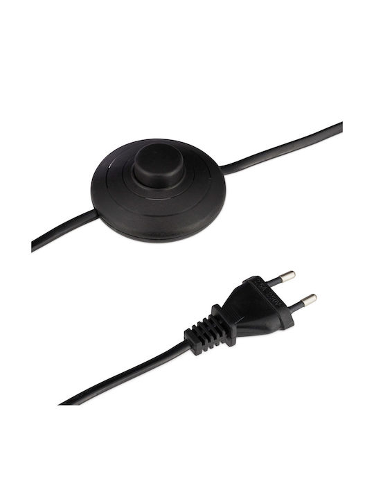 Relaxdays Vintage Lampa de podea Î157cm. cu Soclu pentru Bec E27 Alb