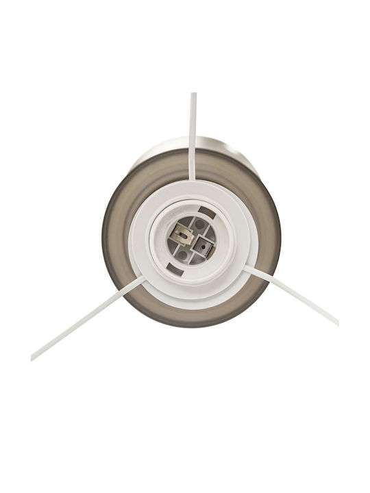 Relaxdays Vintage Lampa de podea Î157cm. cu Soclu pentru Bec E27 Alb