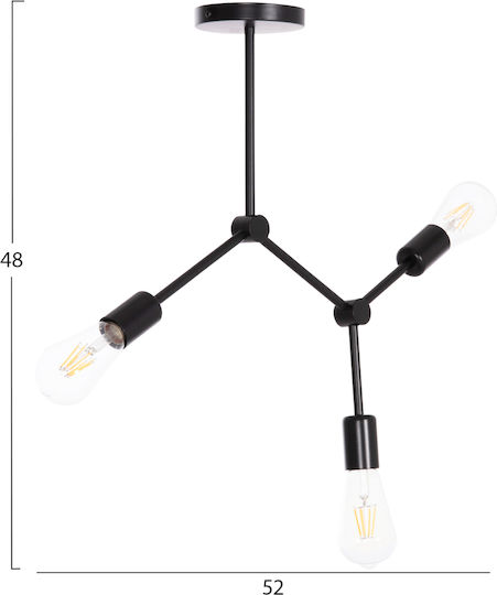 HomeMarkt Lighty Hängelampe Schwarz
