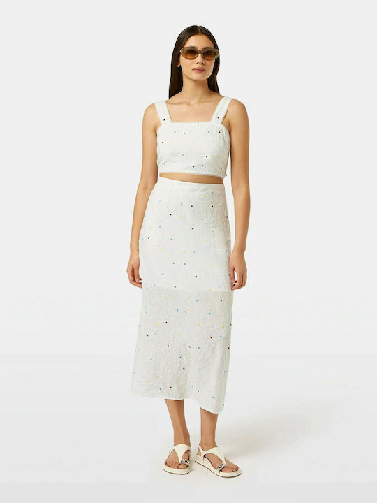 Γυναικείο Crop Top Άσπρο