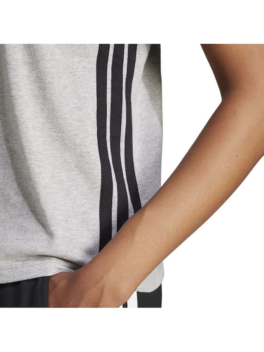 Essentials 3-stripes Women's Athletic T-shirt Gray