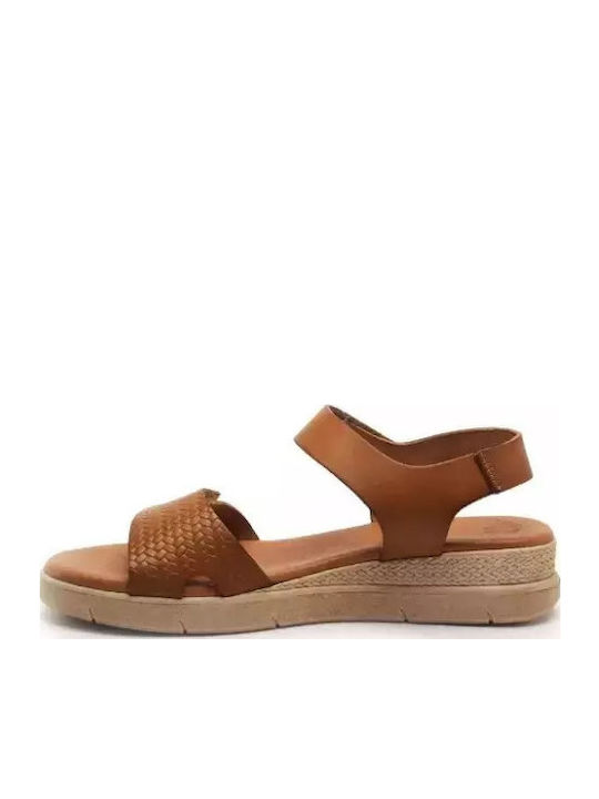 Sandale Casual Damă Din Piele Maro
