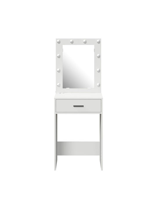 Schminktisch Hölzern White 50x41x135cm
