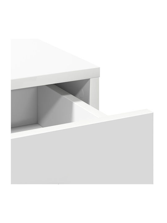 Schminktisch Hölzern White 50x41x135cm