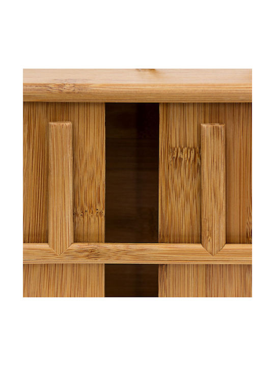 Relaxdays Caseta Pentru Ceai Cu Capac Din Lemn Bej 22x10x33.5cm
