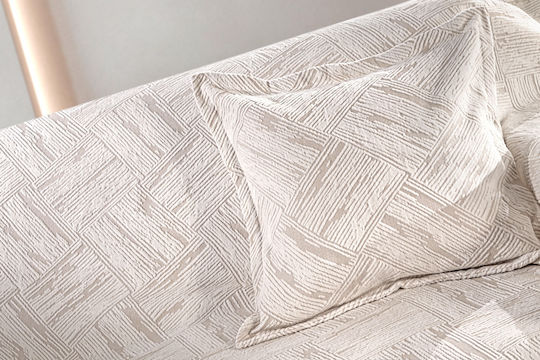 Guy Laroche Ριχτάρι Πολυθρόνας Chenille 180x145εκ. Natural