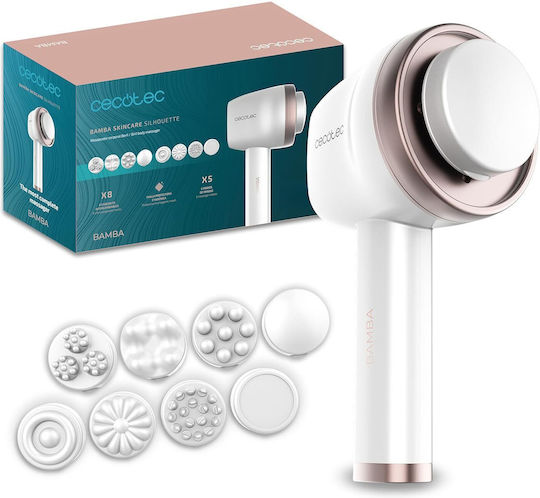 Cecotec Skincare Push Up Συσκευή Μασάζ για το Κεφάλι, την Πλάτη, το Σώμα & τα Χέρια κατά της Κυτταρίτιδας Λευκή