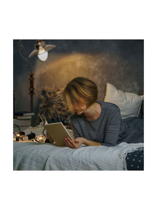 Relaxdays Lampa de podea Î175cm. cu Soclu pentru Bec E27 Maro