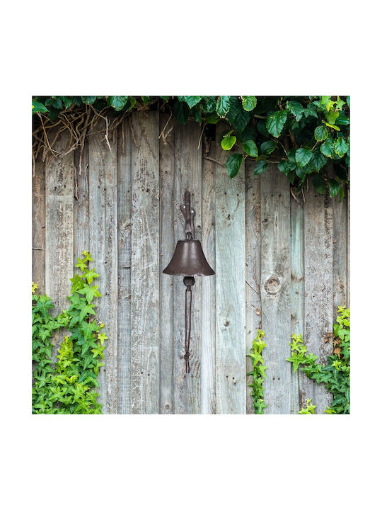 Relaxdays Decorațiune Pentru Perete Maro Din Metal 16x10x13cm