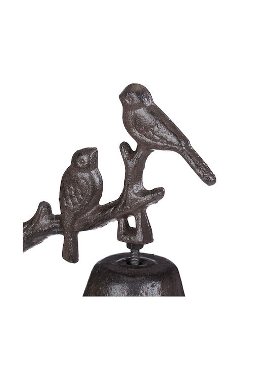 Relaxdays Decorațiune Pentru Perete Maro Din Metal 16x10x13cm