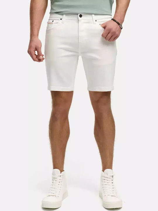 Herrenshorts Jeans White