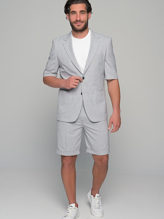 Prestigio Ben Tailor Bermuda-Shorts & Jackenset Grau Herren 147442