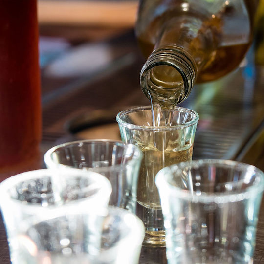 Relaxdays Pahare de shot din Sticlă 60ml 6buc