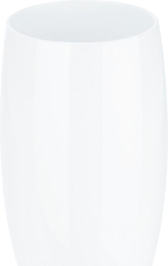 Relaxdays Set of Glasses Champagne / White Wine made of Plastic in White Color Stemmed 160ml 6pcs