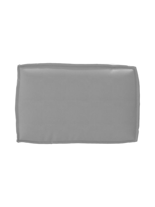 vidaXL Wasserdichtes Sitzbank-Kissen mit Rückenlehne in Grau 40x60cm