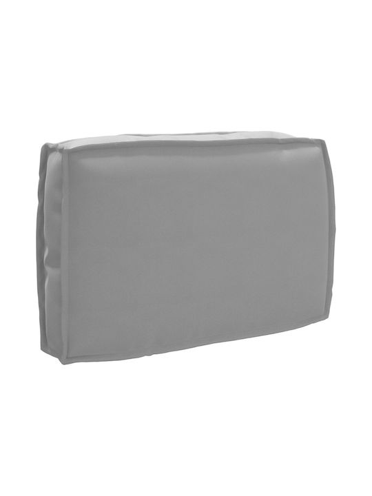 vidaXL Wasserdichtes Sitzbank-Kissen mit Rückenlehne in Grau 40x60cm