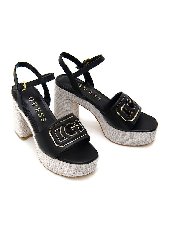 Leather Sandals Black