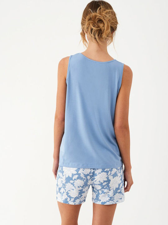 Promise Summer Women's Pyjama Set Light Blue
