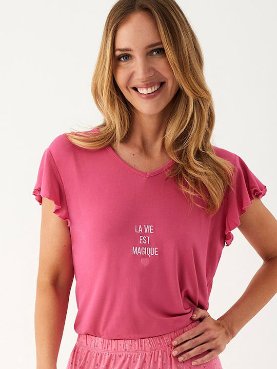 Promise Summer Women's Pyjama Set Pink