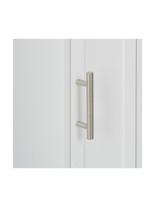 Relaxdays Suport de hârtie Metal Albă 4052025462741