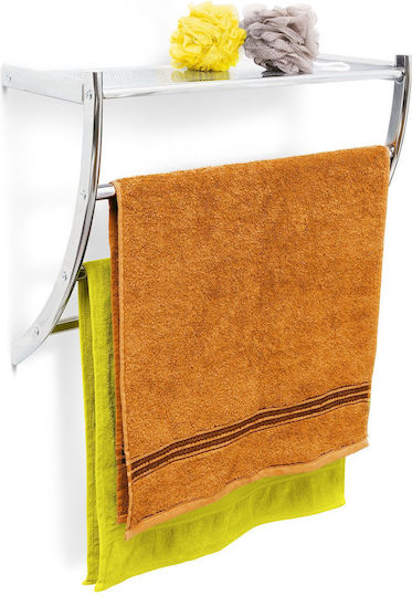 Relaxdays Καλόγερος Μπάνιου Μονός 23x23cm Inox Γκρι Relaxdays Καλόγερος Μπάνιου Μονός 23x23cm Inox Γκρι
