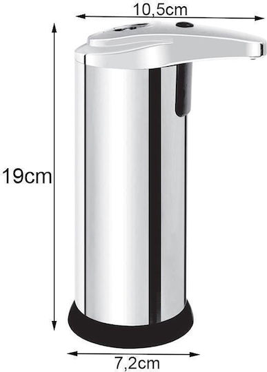 Verk Group Spender Metallisch mit automatischem Spender Silber 200ml