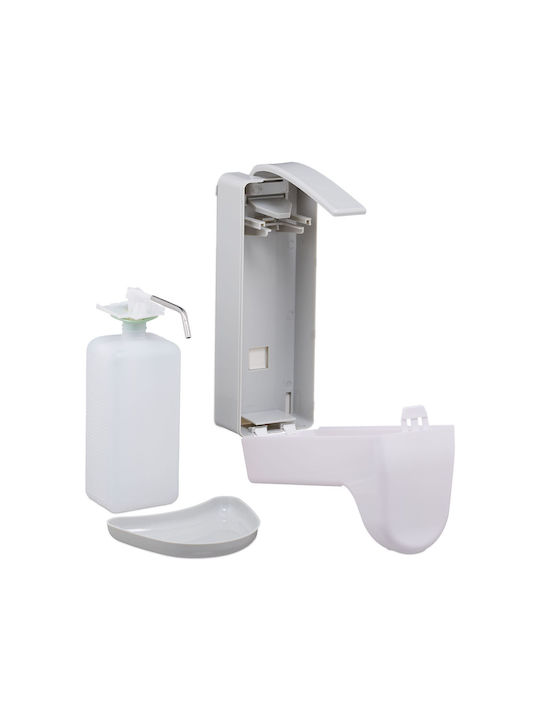 Relaxdays Spender Kunststoff Weiß 1000ml