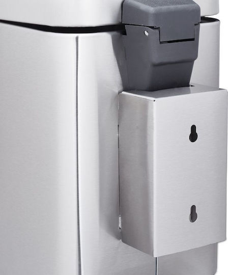 Relaxdays Inox Perie de toaletă 3lt Gri